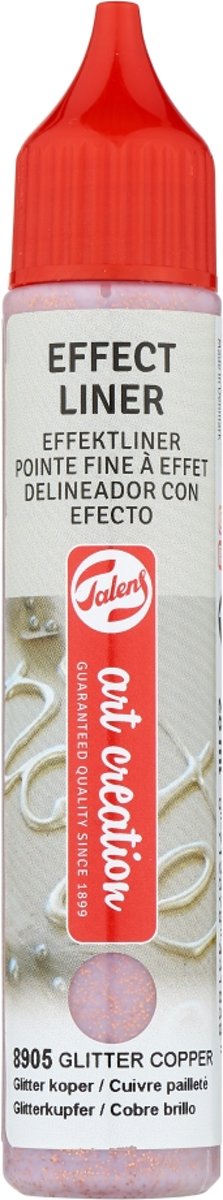 Talens Effect Liner/Dot   Glitter Copper 28ml | 8905